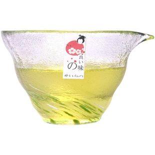 出口日本彩色玻璃杯茶杯锤纹小酒杯一口杯蓝色清酒杯子果酒梅酒杯