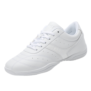 森歌竞技健美操鞋男女儿童中小学生小白鞋运动啦啦操鞋跳操比赛鞋