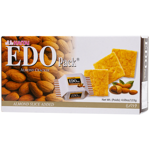 2包邮EDO韩国进口饼干pack零食小包装薄脆苏打饼干咸味高端网红款