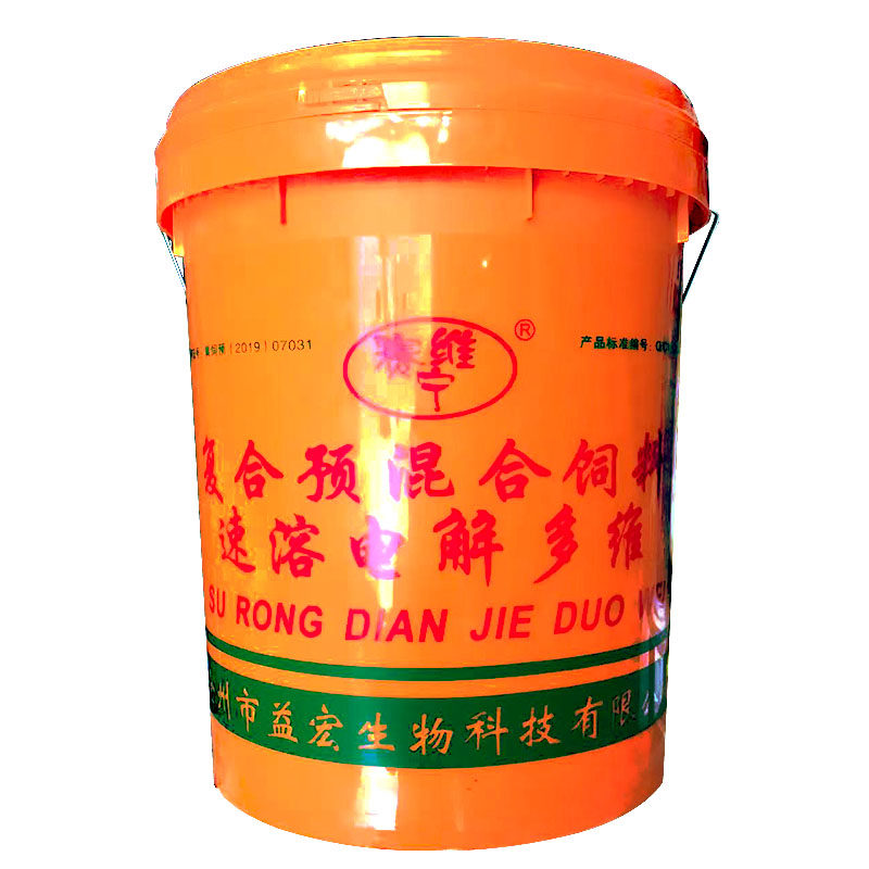 整桶40袋速溶电解多维鸡鸭水产用