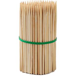 菠萝竹签水果签子一次性小果插竹棒加粗插菠萝串签商用短凤梨果叉