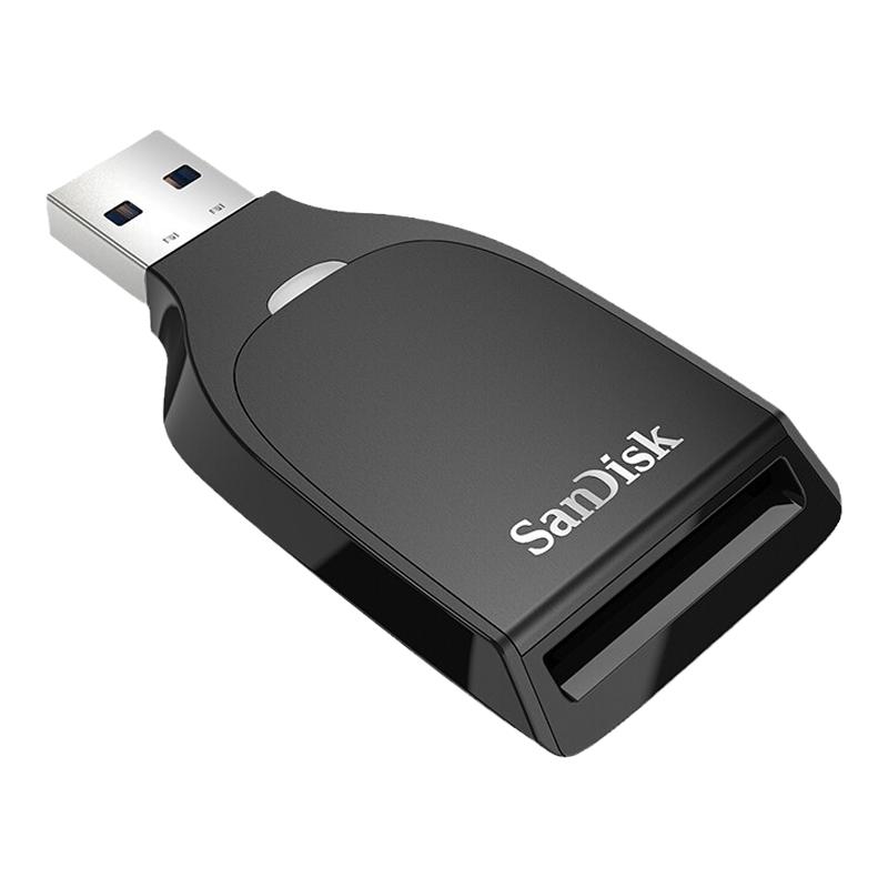 闪迪SD卡读卡器高速USB3.0 USH-I SD专用读卡器SDDR-C531读取170M
