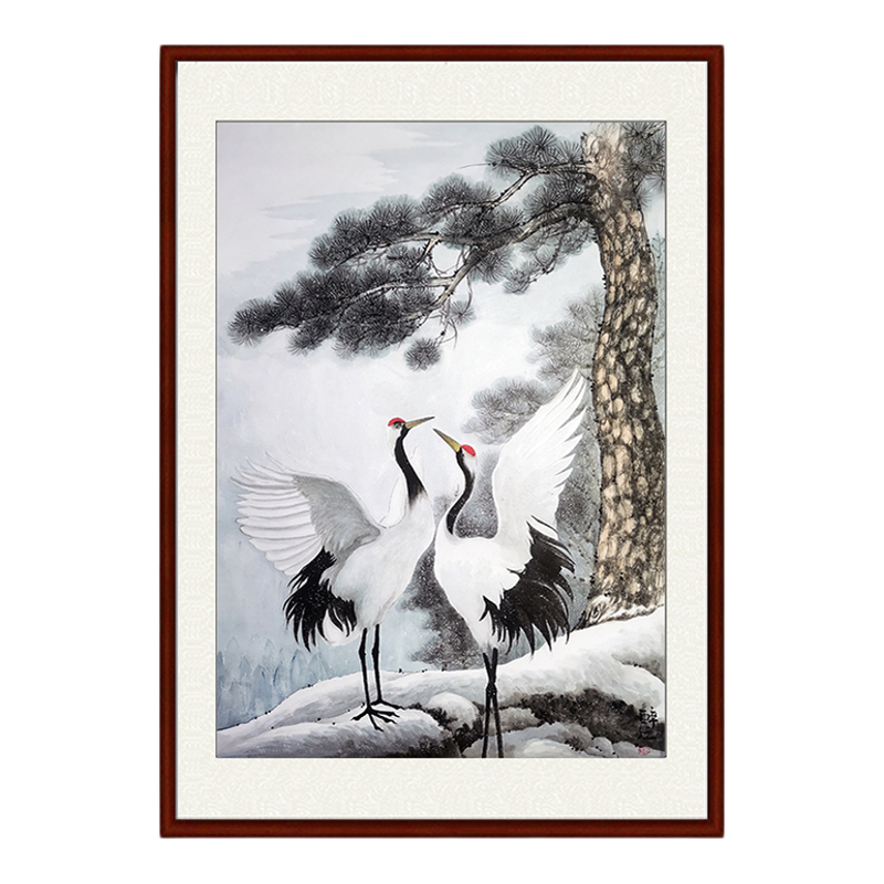 手绘国画花鸟真迹字画收藏书画