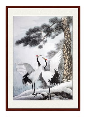 手绘国画花鸟真迹字画收藏书画