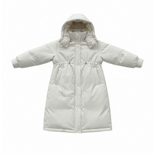 大码胖mm巨好看冬装长款棉服女2025新款韩系穿搭收腰显瘦厚外套潮