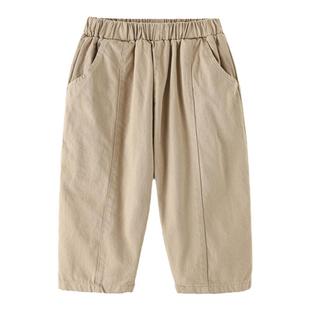 砚台家童装韩版幼童裤子萝卜裤儿童休闲裤男女童长裤春秋款洋气潮