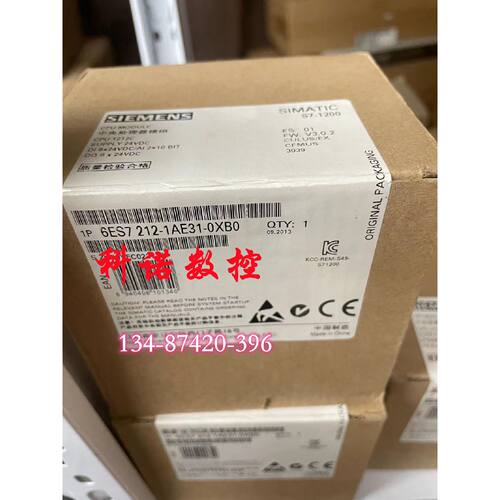 议价6ES7212-1AE31-0XB0西门子S71200CPU1212C24V模块6ES72121AE3