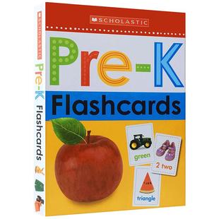 学乐认知学习闪卡Get Ready for Pre-K Flashcards Scholastic Early Learners 低幼儿童启蒙早教益智 英文原版亲子阅读边学边玩