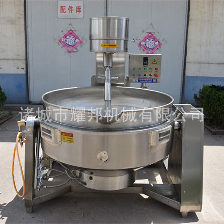 全自动豆沙馅料炒锅 商用月饼馅料搅拌炒锅 不锈钢炒馅机 可定制