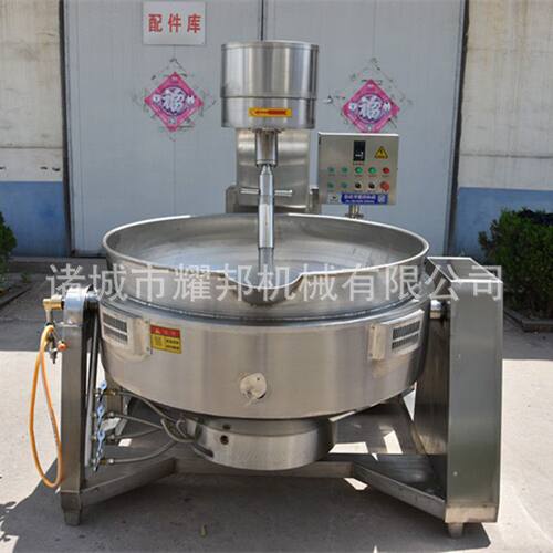 全自动豆沙馅料炒锅 商用月饼馅料搅拌炒锅 不锈钢炒馅机 可定制