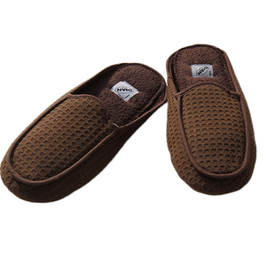 DIAN黛安戴安 《断码处理》法国进口软底防滑保暖包裹脚踝棉拖鞋