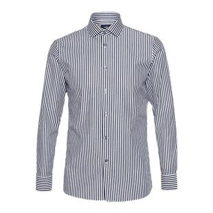 亲肤舒适callisto卡利斯特商务条纹衬衫男士长袖春秋打底衬衣