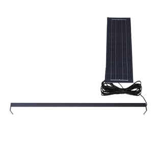 户外太阳能长条灯露台玻璃阳光房专用吸顶灯照明屋檐室外阳台灯