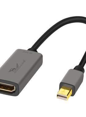 山雀 Mini DP转HDMI/DVI/VGA转换器线 笔记本电脑显卡接显示器 迷你DP雷电公转母接口转接头 高清视频连接线