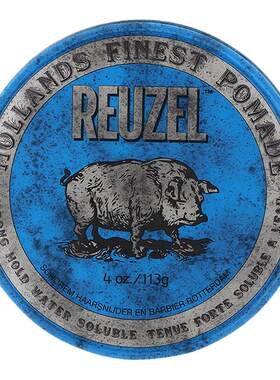 Reuzel 荷兰猪发油 蓬松水基猪佐蓝猪定型油头膏发蜡发泥白罐