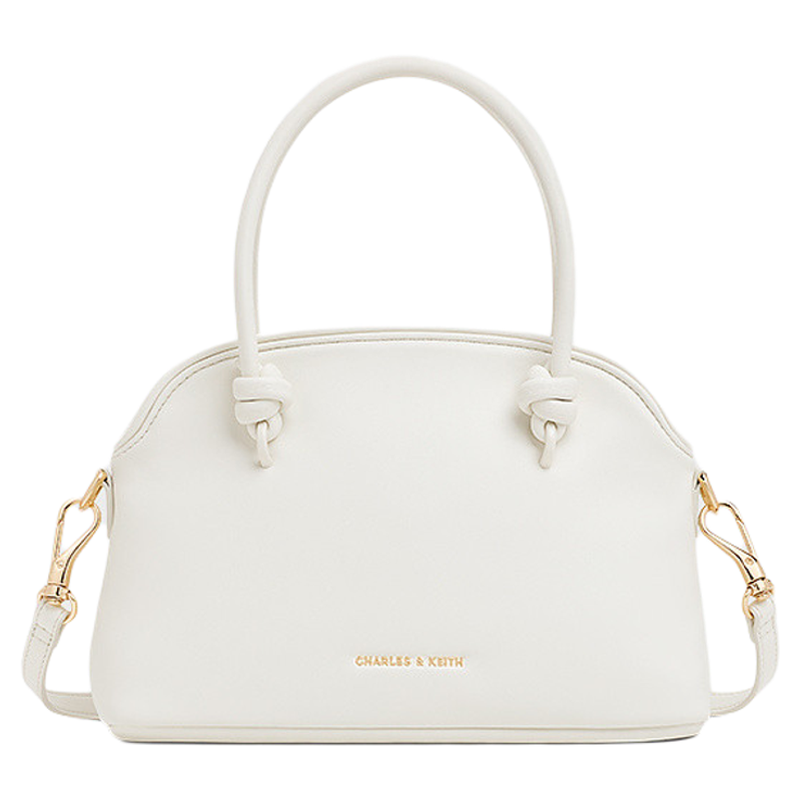 CHARLES&KEITH25秋季新品CK2-30782706扭结手提简约托特包贝壳包