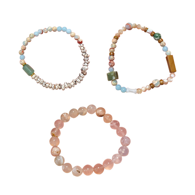 新中式寿山石串珠手链