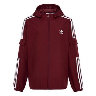 通勤百搭休闲运动连帽夹克外套男女新款adidas阿迪达斯三叶草