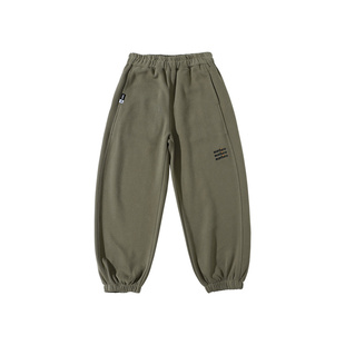 儿童运动裤男童裤子春秋款2026新款中大童男孩休闲卫裤宽松长裤潮