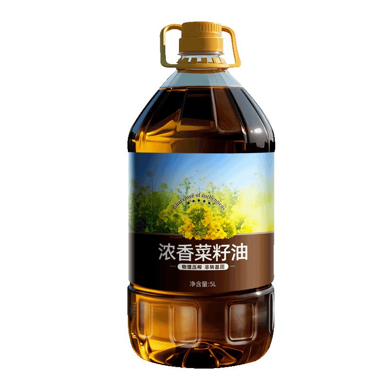 浓香菜籽油5升非转基因小榨风味
