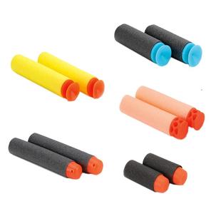 儿童玩具枪子弹7.2cm海绵泡沫软弹100发4.5吸盘EVA男孩射击训练弹