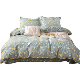 纯棉被单被套单件全棉宿舍单人学生1.5磨毛被罩150x200x230褥子套