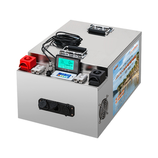 霸将大容量房车床车12v24V48伏磷酸铁锂电池太阳能电池船用储能