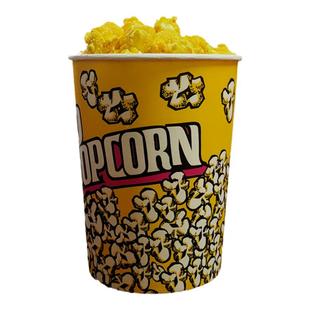 幼儿园打包小卡通包装爆米花桶一次性纸桶打包专用纸杯杯子筒盒子