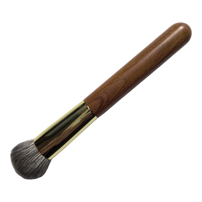 玄狐毛参配细嫩羊毛球形粉饼刷