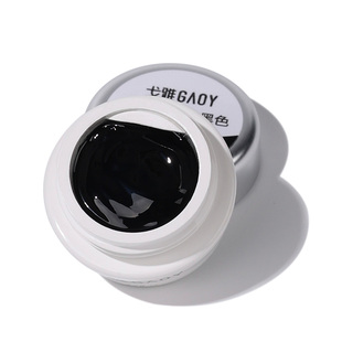 gaoy戈雅日式美甲彩绘胶黑白色手绘画花勾边拉线光疗指甲油胶工具