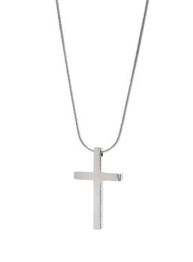 NFF轻奢光面十字架蛇骨链