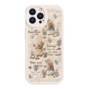 适用毛绒苹果17小羊皮手机壳16promax彼得兔iPhone15毛茸茸14秋冬13可爱air田园12花朵mini蘑菇11兔子xs鼓励