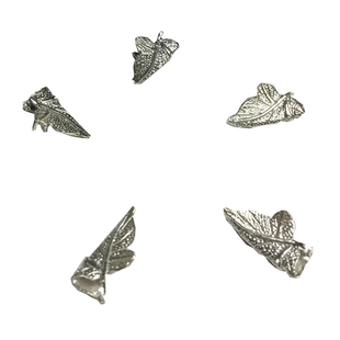 瓷器锔钉锔瓷工具diy纯银包口花钉小巧迷你锔钉杯口镶嵌花式锔钉