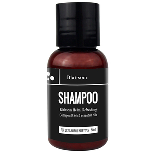 【上新折扣】blairsom布伦森草本洗发水无硅油蓬松小瓶中样50ml