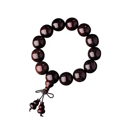 木质小叶紫檀手串108颗佛珠男女项手链2.0文玩檀香印度老料满金星