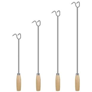 勾肉钩子不锈钢捞肉钩抓肉钩猪肉卤肉熟食钩商用长柄扣肉勾子大全