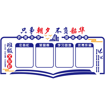 荣誉公告栏装饰墙贴教室布置装饰
