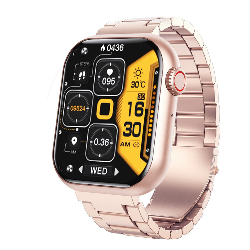 Smart watch1.9吋大屏蓝牙通话心率血氧运动计步健康监测智能手表