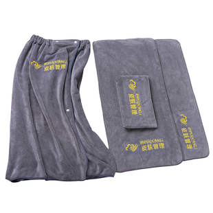 美容院专用毛巾皮肤管理铺床大浴巾包头巾柔软吸水不掉毛定制logo