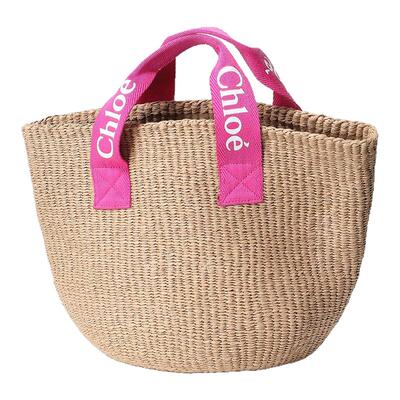 日本直邮Chloe KidsxMifuko 女式缎带饰边徽标手提包C20045