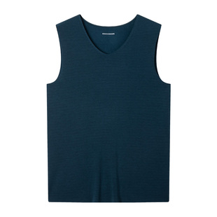 SCHIESSER舒雅奥莱男士阿米诺Air随型裁氨基酸含羊毛保暖背心