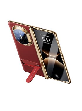 零感支架】x7壳膜一体真皮手机壳