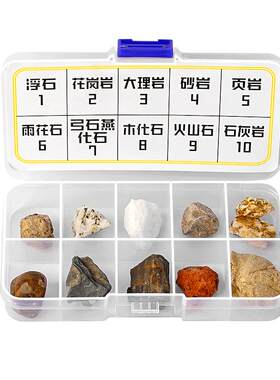 【买一盒送一盒】岩石矿石标本