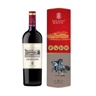 法国原瓶进口路易拉菲LOUISLAFON豪爵尚品干红葡萄酒马年生肖礼盒