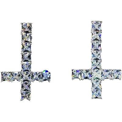 Mr.Bling逆十字架CARTI厂牌吊坠