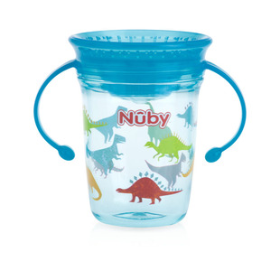 NUBY努比魔术杯宝宝学饮杯防呛防漏喝水儿童嘬口杯直饮吸水杯子