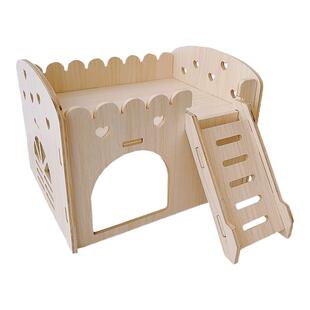 非迷刺猬窝仓鼠豚鼠躲避屋子蜜袋松鼠无底城堡小屋耐啃咬睡房睡窝