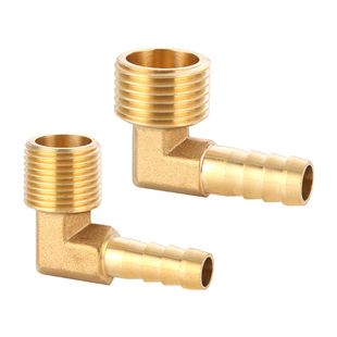 铜外丝宝塔接头弯头1/2/3/4/6分煤气燃气咀软皮管外牙格林头配件