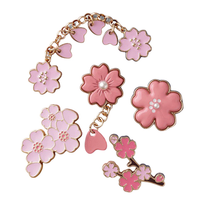 【自营】Crocs卡洛驰洞洞鞋配饰鞋花樱花盛开五件套装饰10012-962