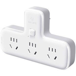 公牛厨房一转1/二/3/四多功能扩展转接头插座带独立开关转换器